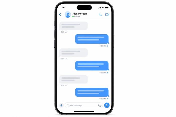 टेलीग्राम iPhone iPad चैट